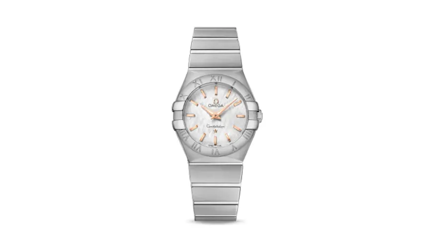 Omega Constellation Quartz 27 Polished Stainless Steel / Silver Silk