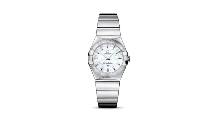 Omega Constellation Quartz 27 Polished Stainless Steel / MOP