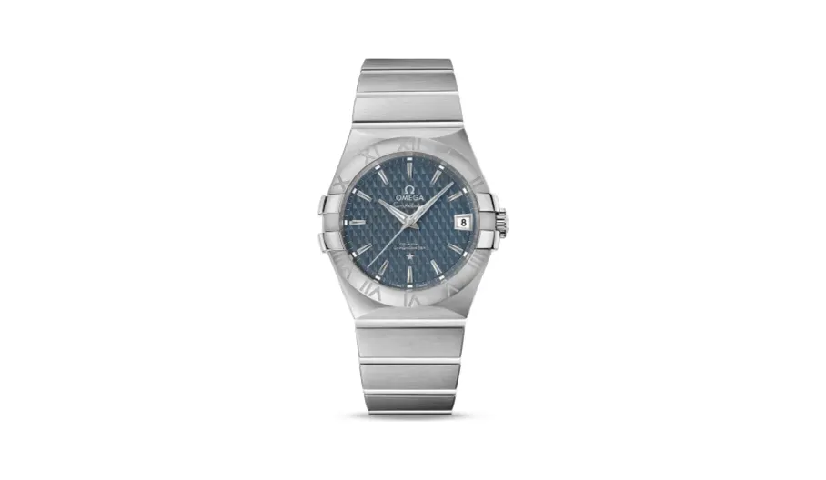Omega Constellation Co-Axial 35 Stainless Steel / Lozenge Blue