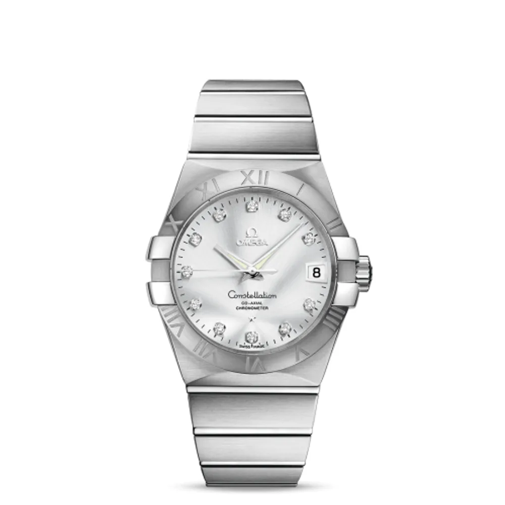 Omega Constellation Co-Axial 38 Stainless Steel / Silver