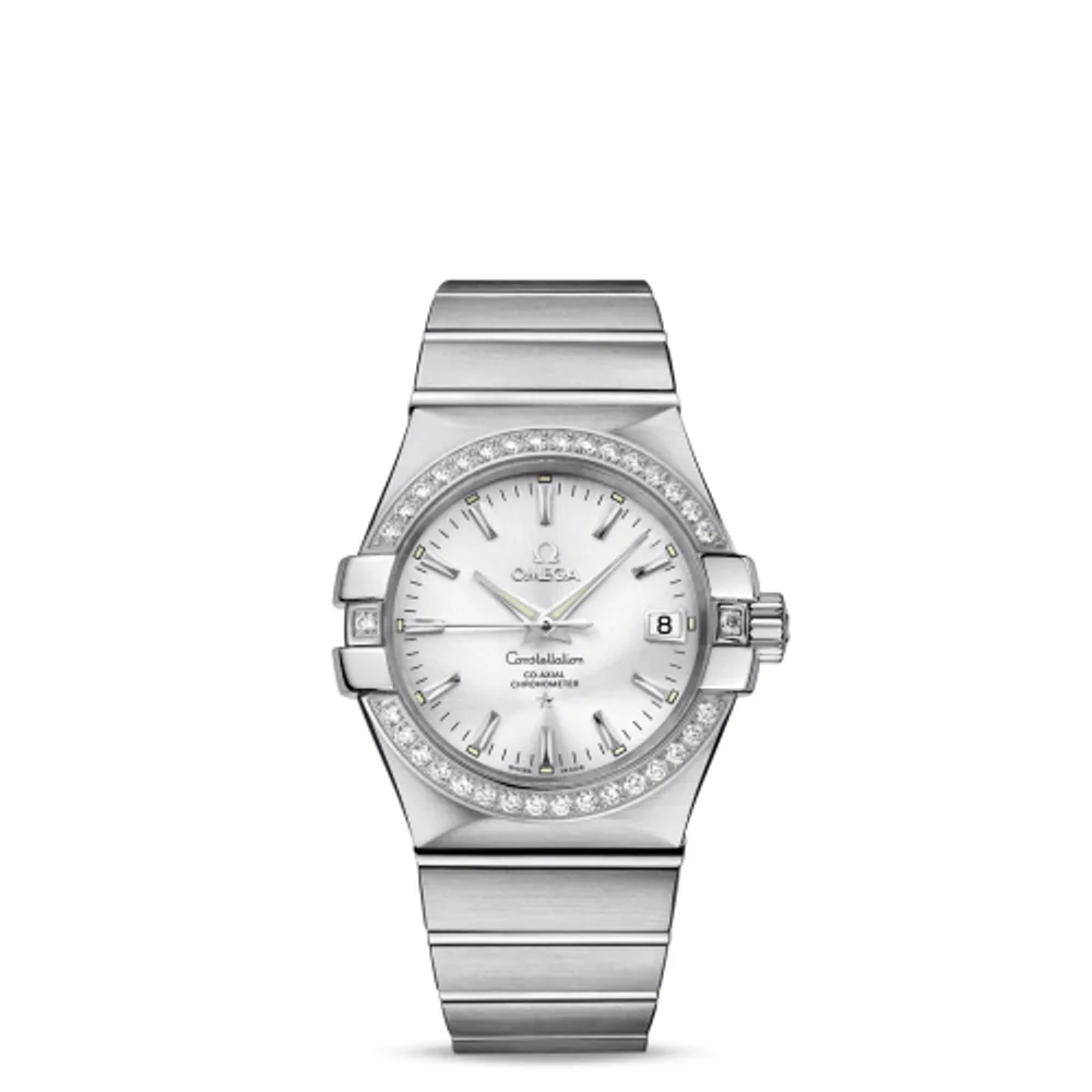 Omega Constellation Co-Axial 35 Stainless Steel / Diamond / Silver
