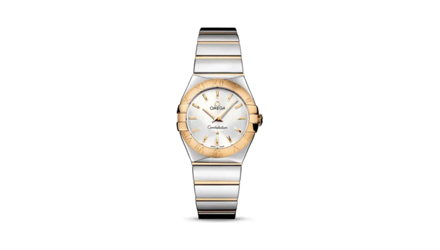 Omega Constellation Quartz 27 Polished Stainless Steel / Yellow Gold / Silver