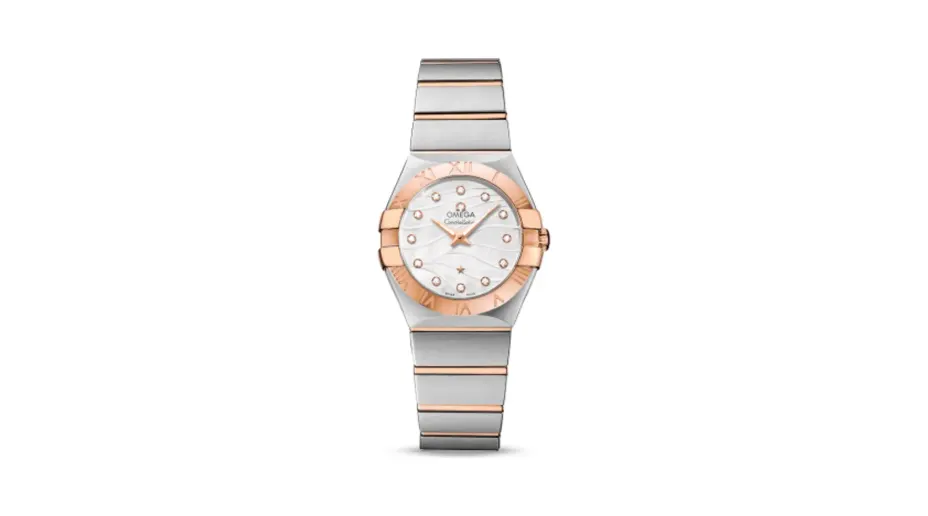 Omega Constellation Quartz 27 Stainless Steel / Red Gold / MOP