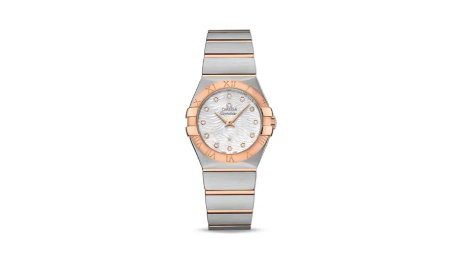 Omega Constellation Quartz 27 Stainless Steel / Red Gold / White MOP