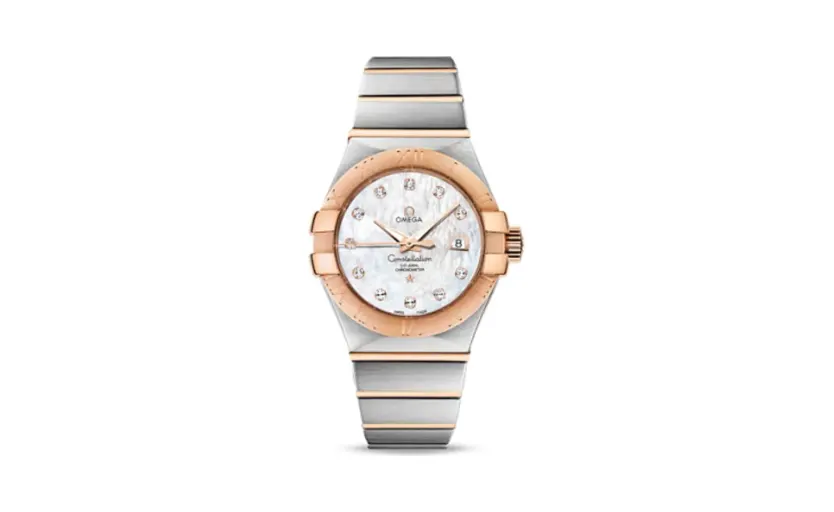 Omega Constellation Co-Axial 31 Stainless Steel / Red Gold / MOP