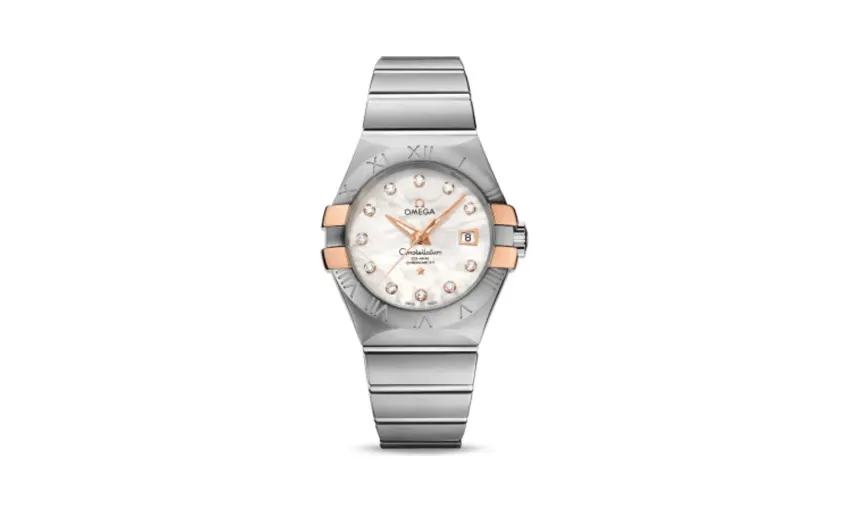 Omega Constellation Co-Axial 31 Stainless Steel / Red Gold Claws / MOP