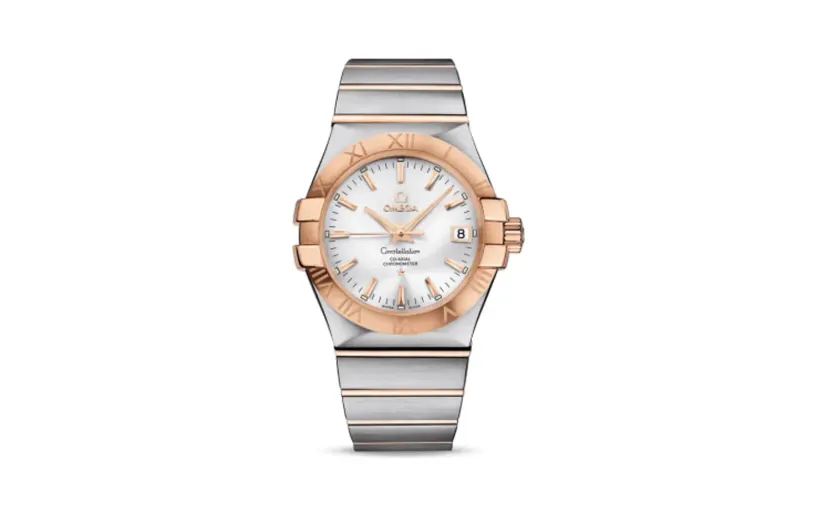 Omega Constellation Co-Axial 35 Stainless Steel / Red Gold / Silver