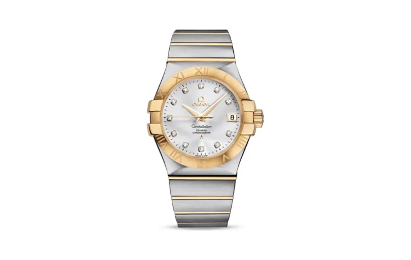 Omega Constellation Co-Axial 35 Stainless Steel / Yellow Gold / Silver