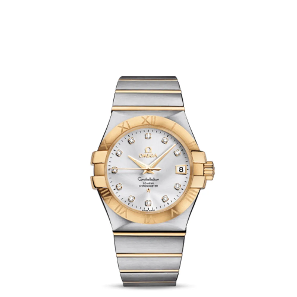 Omega Constellation Co-Axial 35 Stainless Steel / Yellow Gold / Silver