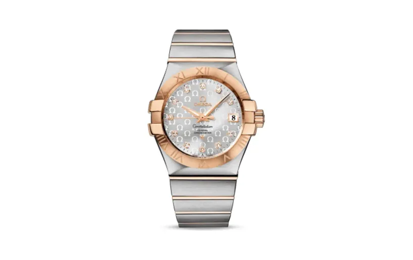 Omega Constellation Co-Axial 35 Stainless Steel / Red Gold / Silver Omega