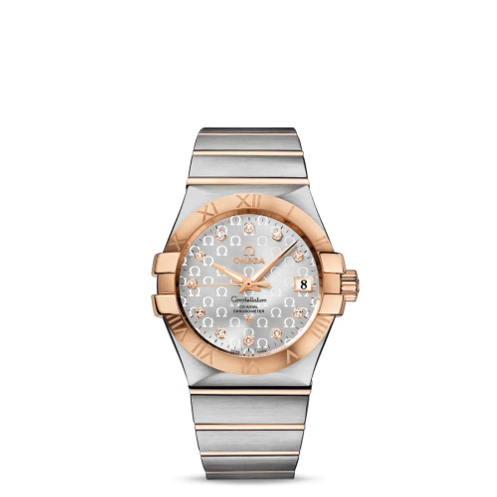 Omega Constellation Co-Axial 35 Stainless Steel / Red Gold / Silver Omega