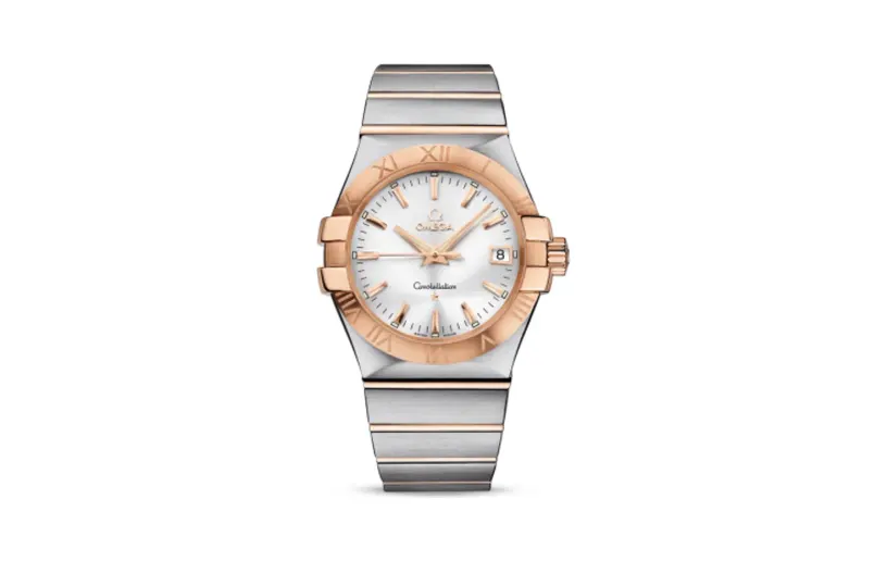 Omega Constellation Quartz 35 Stainless Steel / Red Gold / Silver
