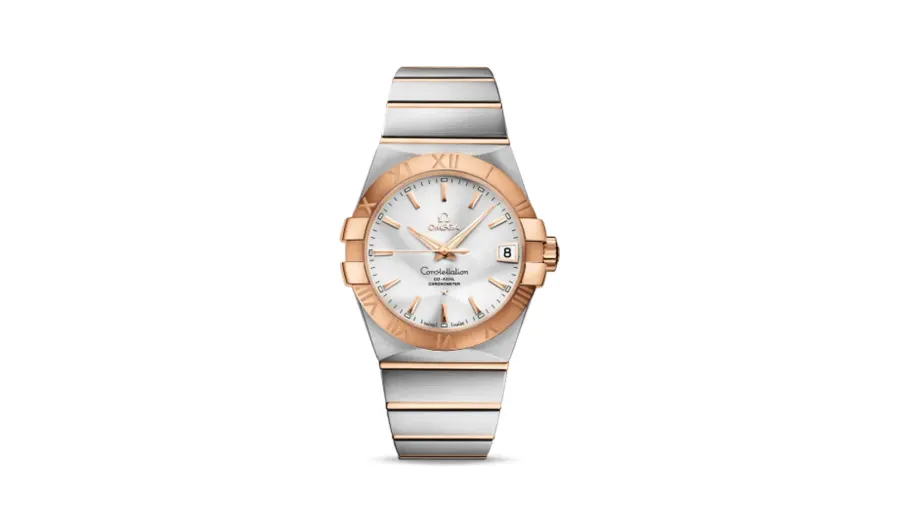 Omega Constellation Co-Axial 38 Stainless Steel / Red Gold / Silver