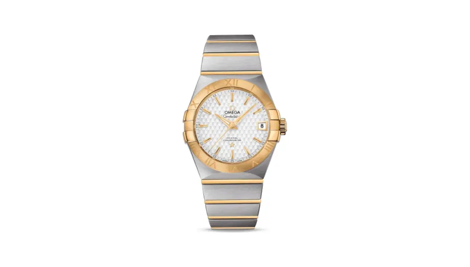 Omega Constellation Co-Axial 38 Stainless Steel / Yellow Gold / Silver Lozenge