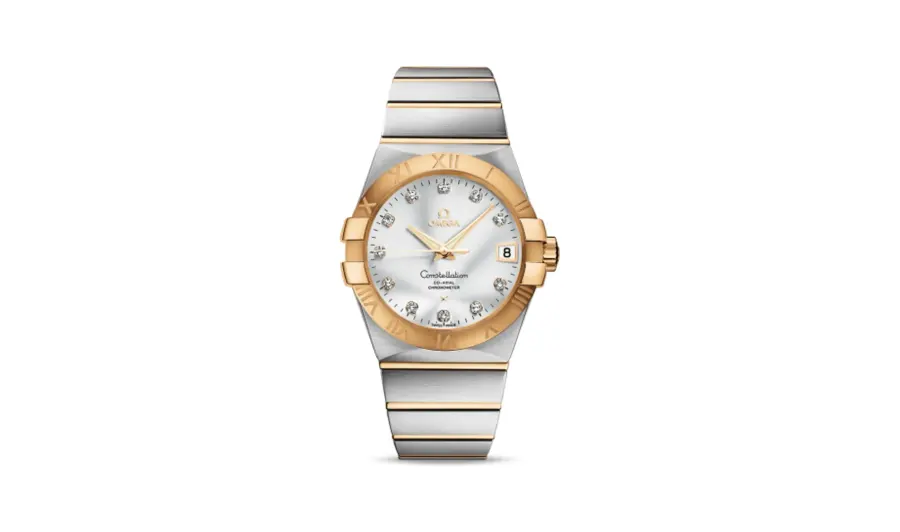 Omega Constellation Co-Axial 38 Stainless Steel / Yellow Gold / Silver