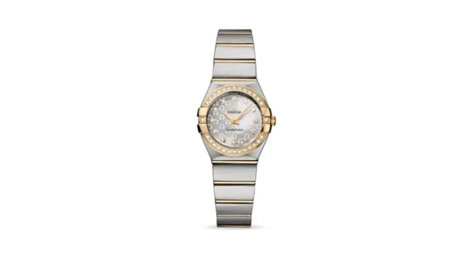 Omega Constellation Quartz 24 Brushed Stainless Steel / Yellow Gold / Silver Omega