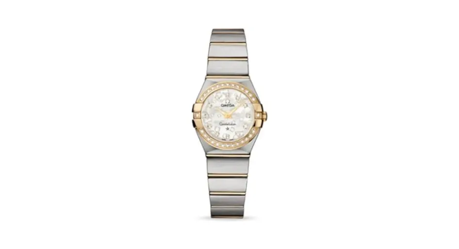 Omega Constellation Quartz 24 Brushed Stainless Steel / Yellow Gold / MOP Omega