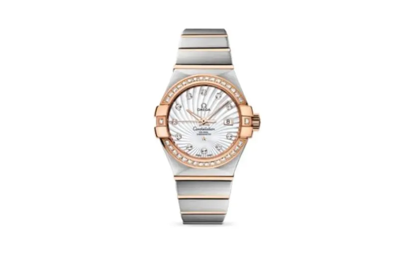 Omega Constellation Co-Axial 31 Stainless Steel / Red Gold / Diamond / MOP Supernova