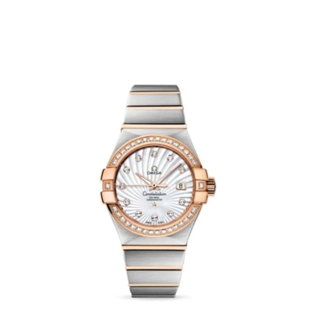 Omega Constellation Co-Axial 31 Stainless Steel / Red Gold / Diamond / MOP Supernova