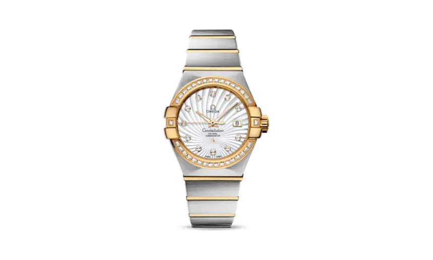 Omega Constellation Co-Axial 31 Stainless Steel / Yellow Gold / Diamond / MOP Supernova