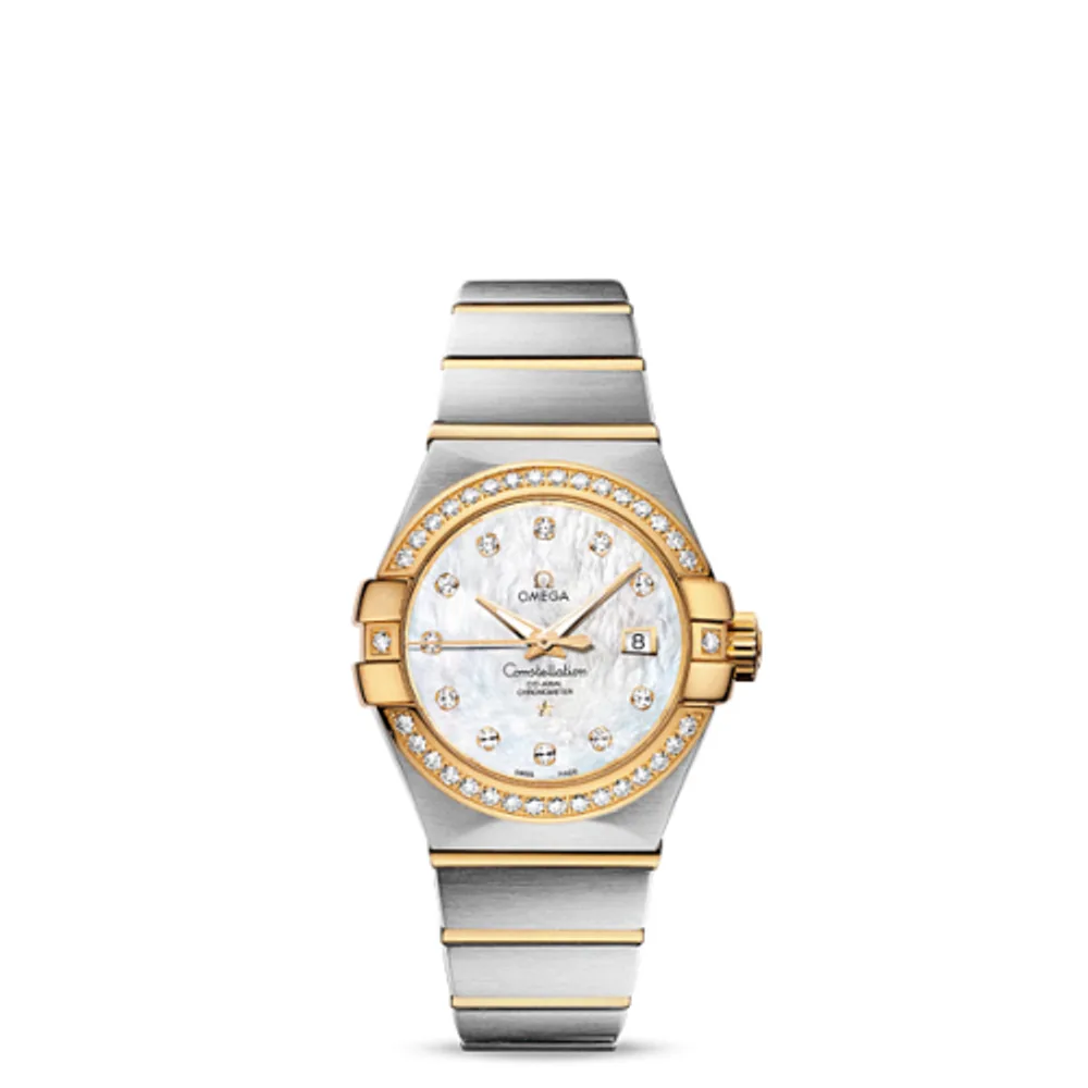 Omega Constellation Co-Axial 31 Stainless Steel / Yellow Gold / Diamond / MOP