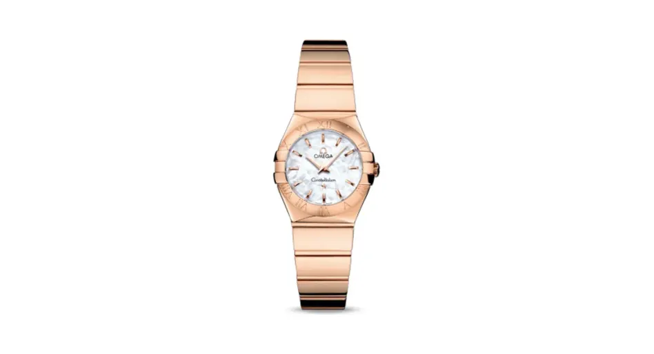Omega Constellation Quartz 24 Polished Red Gold / MOP