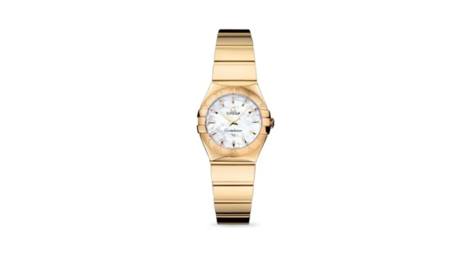 Omega Constellation Quartz 24 Polished Yellow Gold / MOP
