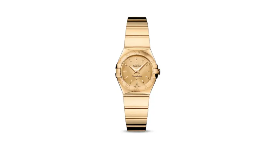 Omega Constellation Quartz 24 Polished Yellow Gold / Champagne