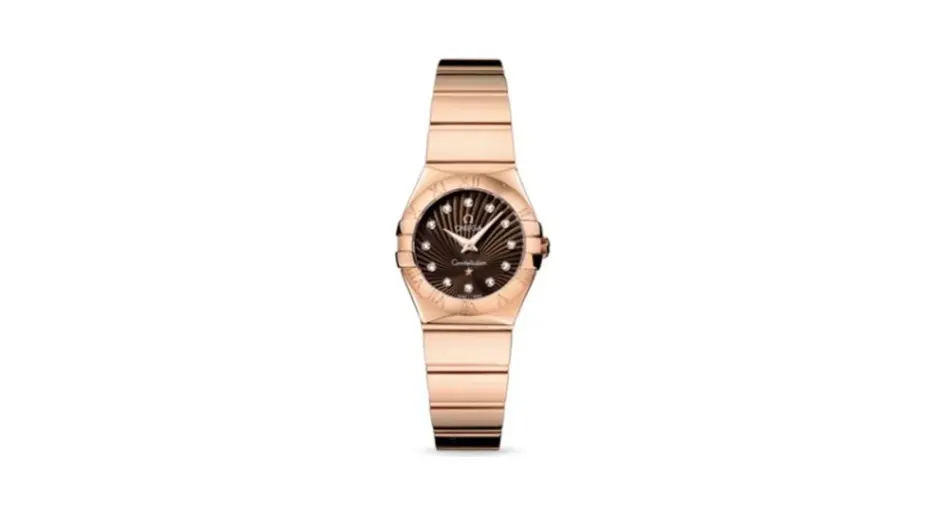 Omega Constellation Quartz 24 Polished Red Gold / Brown Supernova
