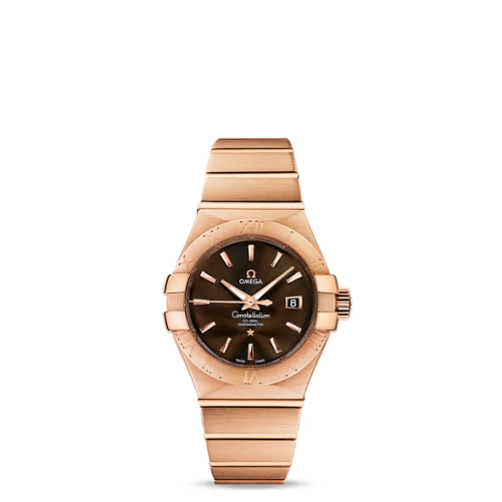 Omega Constellation Co-Axial 31 Red Gold / Brown