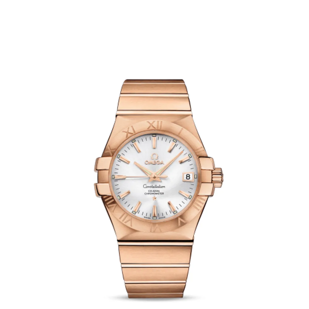 Omega Constellation Co-Axial 35 Red Gold / Silver