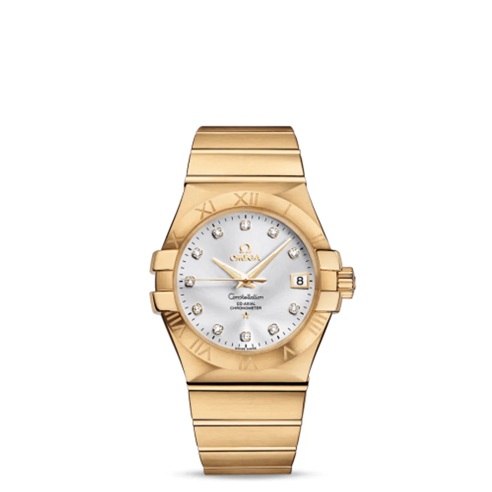Omega Constellation Co-Axial 35 Yellow Gold / Silver