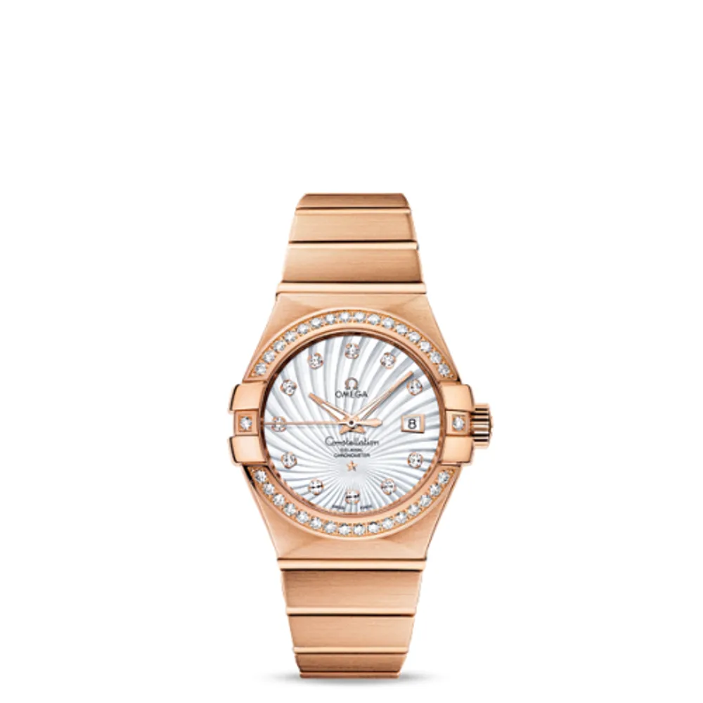 Omega Constellation Co-Axial 31 Red Gold / Diamond / MOP Supernova