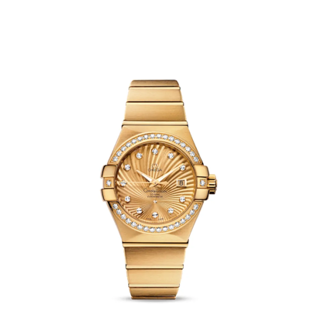 Omega Constellation Co-Axial 31 Yellow Gold / Diamond / Champagne Supernova