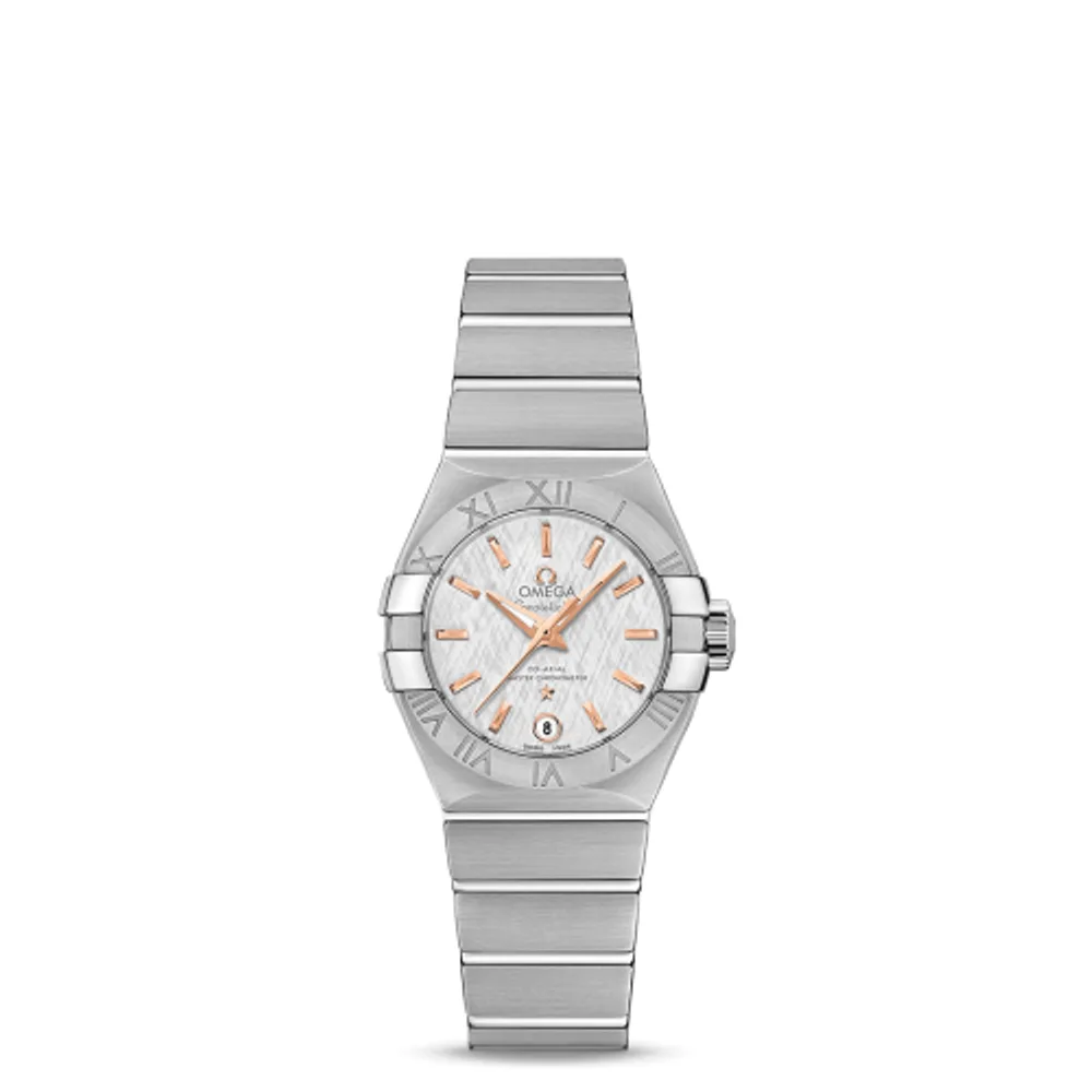 Omega Constellation Co-Axial Master Chronometer 27 Stainless Steel / Silver Silk