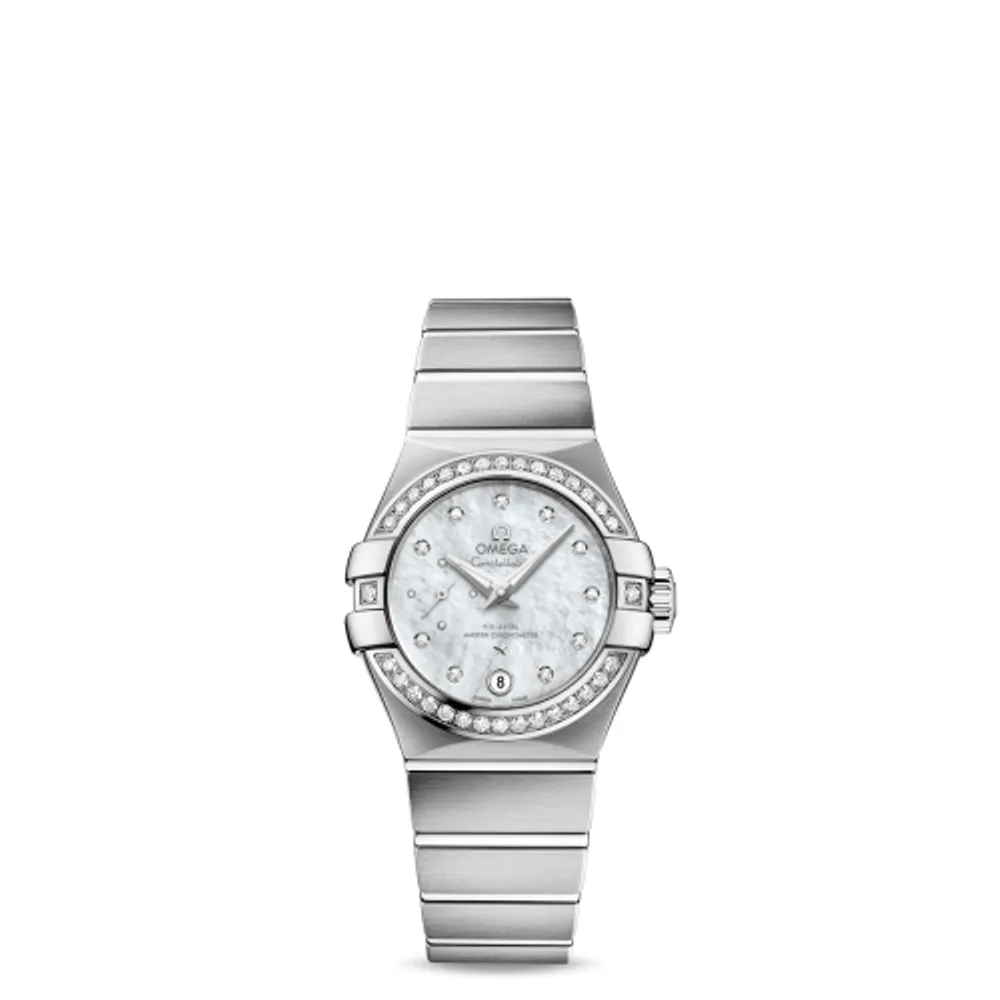 Omega Constellation Co‑Axial Master Chronometer 27 Small Seconds Stainless Steel / Diamond / MOP