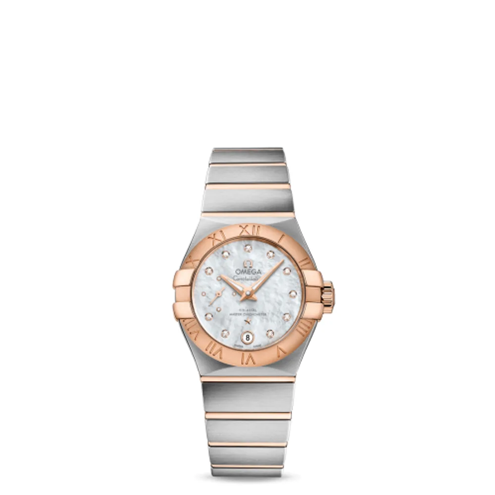 Omega Constellation Co‑Axial Master Chronometer 27 Small Seconds Stainless Steel / Red Gold / MOP
