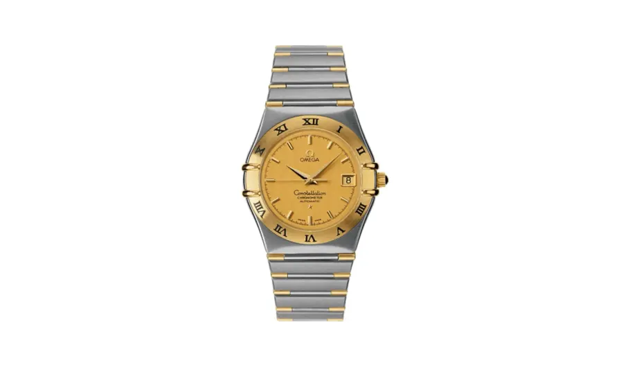 Omega Constellation Automatic 35.5 Stainless Steel / Yellow Gold / Champagne