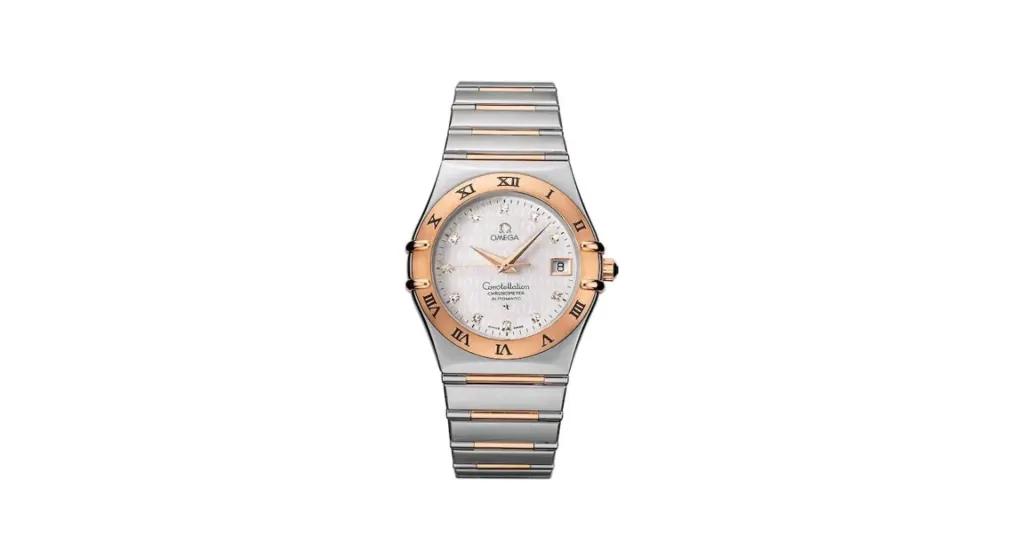 Omega Constellation Automatic 35.5 Stainless Steel - Red Gold / Silver - Diamond