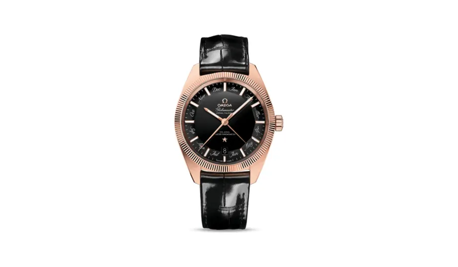 Omega Globemaster Annual Calendar Sedna Gold / Black