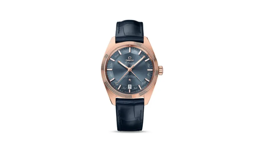 Omega Globemaster Annual Calendar Sedna Gold / Grey