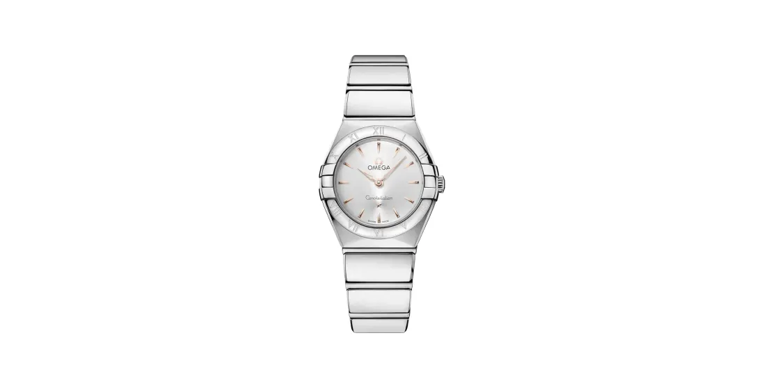 Omega Constellation 25 mm, steel on steel, Silver dial