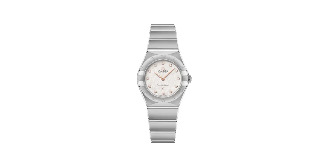 Omega Constellation 25 mm, steel on steel, Silver dial