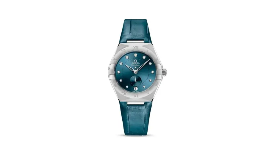 Omega Constellation Master Chronometer Small Seconds 34 Stainless Steel / Blue - Diamond