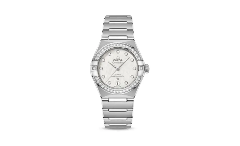 Omega Constellation Manhattan 29 Co-Axial Master Chronometer Stainless Steel / Silk Diamond / Diamond