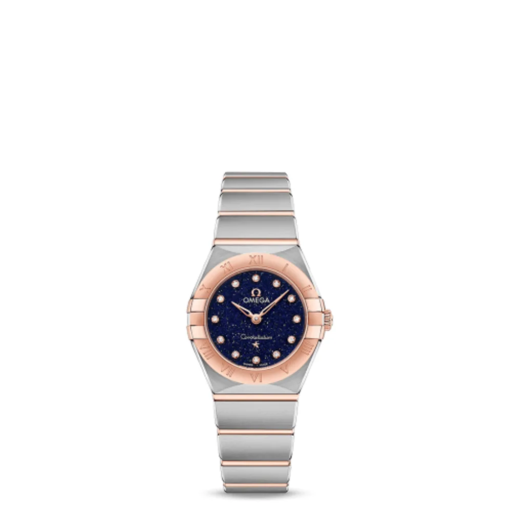 Omega Constellation Manhattan 25 Quartz Stainless Steel / Sedna Gold / Aventurine