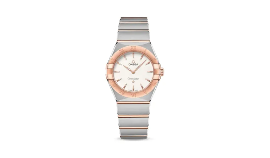 Omega Constellation Manhattan 28 Quartz Stainless Steel / Sedna Gold / Silver