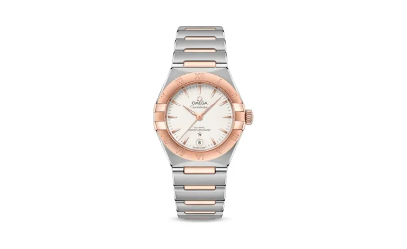 Omega Constellation Manhattan 29 Co-Axial Master Chronometer Stainless Steel / Sedna Gold / Silver