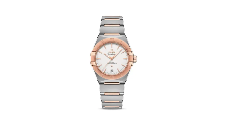 Omega Constellation Master Chronometer 36 Stainless Steel / Sedna / Silver / Bracelet