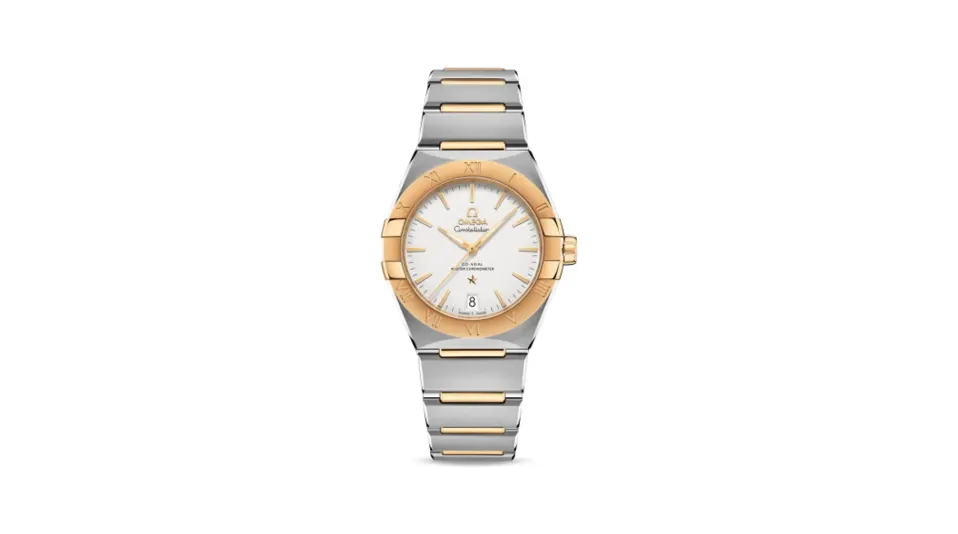 Omega Constellation Master Chronometer 36 Stainless Steel / Yellow Gold / Silver / Bracelet